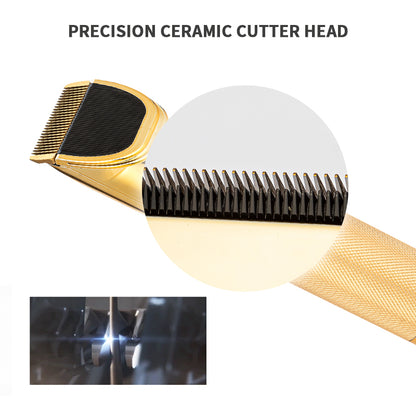 Golden Electric Hair Blades Trimmer Home Haircut Clippers LR-X9