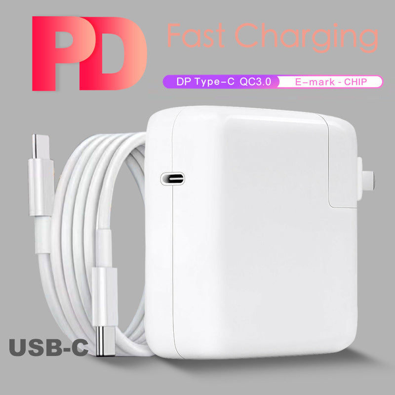 USB C L/T Head Power Adapter Fast PD Charger for Macbook Air iPad Pro