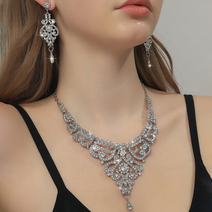 High-End Bridal Short Necklace For Evening Dress 6587