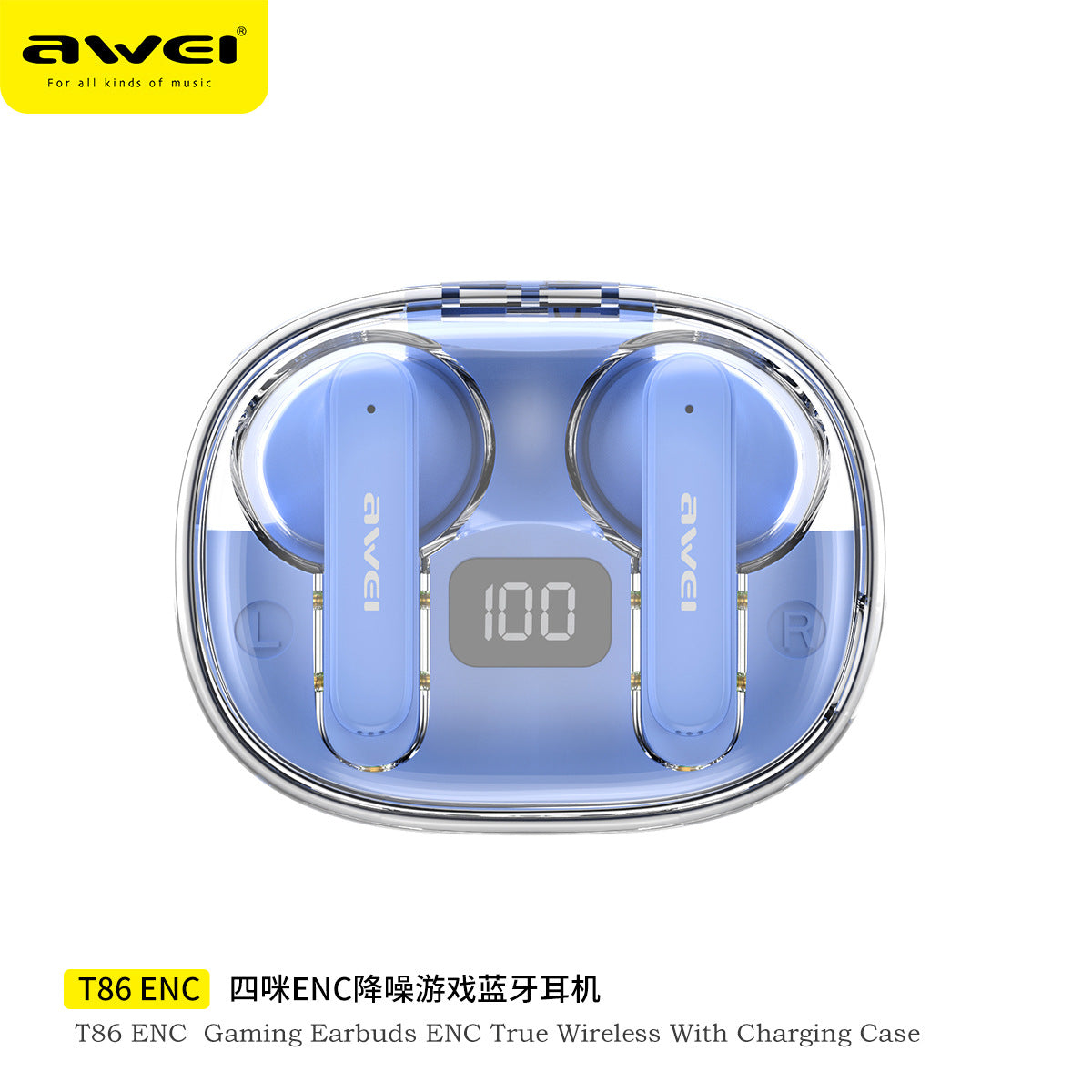 AWEI Wireless Earbuds, Bluetooth 5.3 Headphones