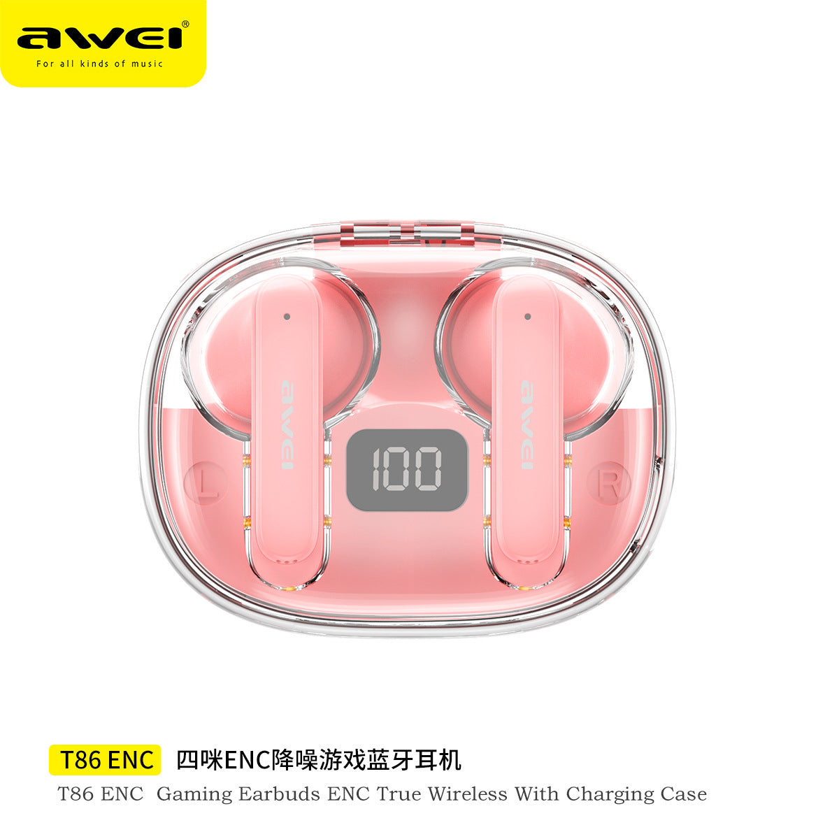 AWEI Wireless Earbuds, Bluetooth 5.3 Headphones