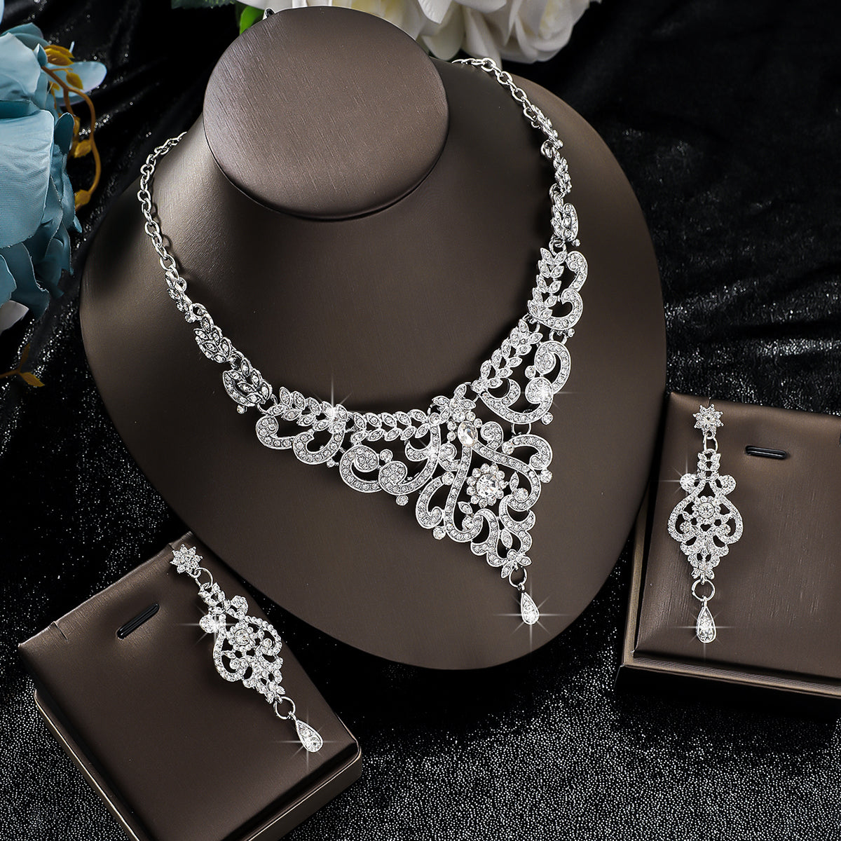 High-End Bridal Short Necklace For Evening Dress 6587