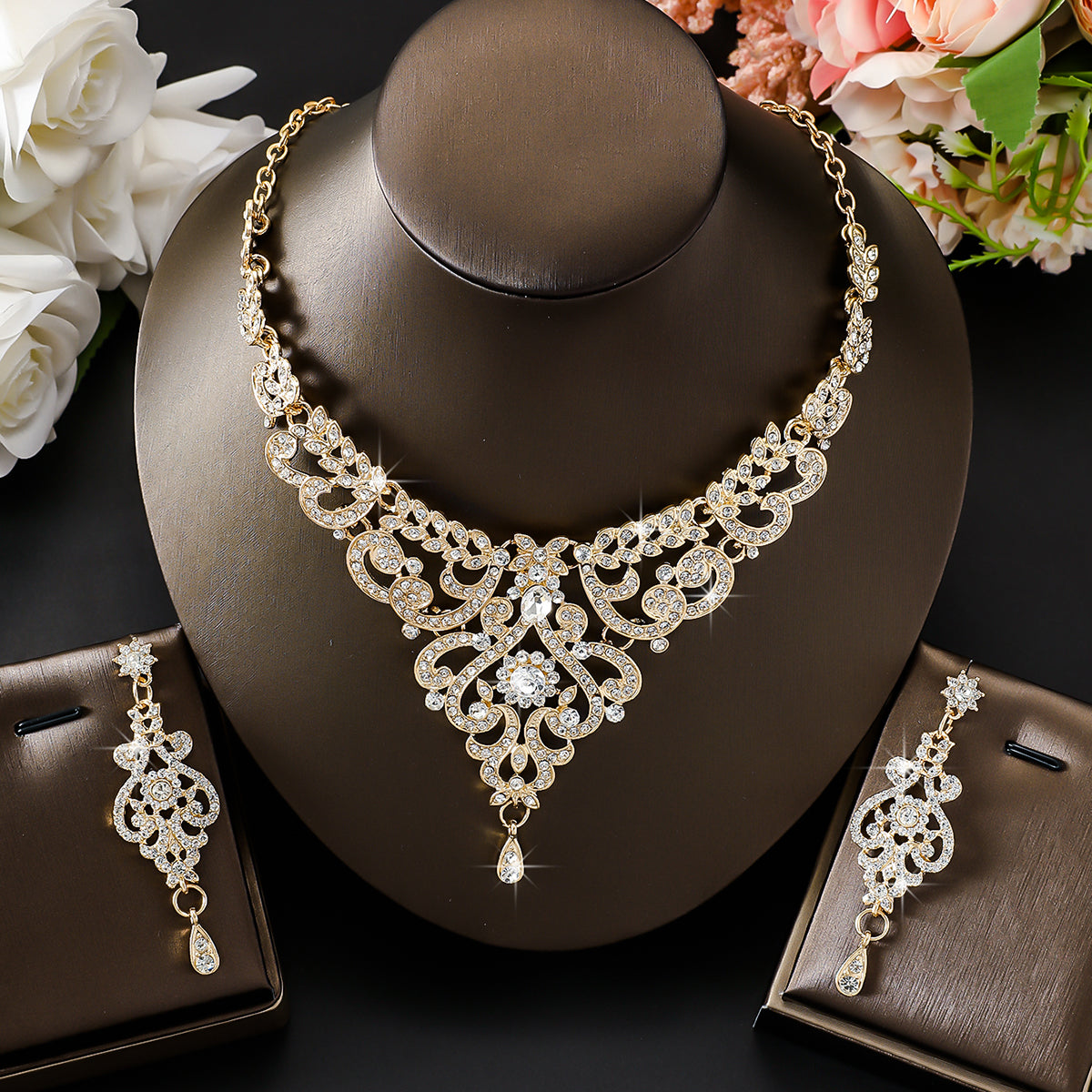 High-End Bridal Short Necklace For Evening Dress 6587