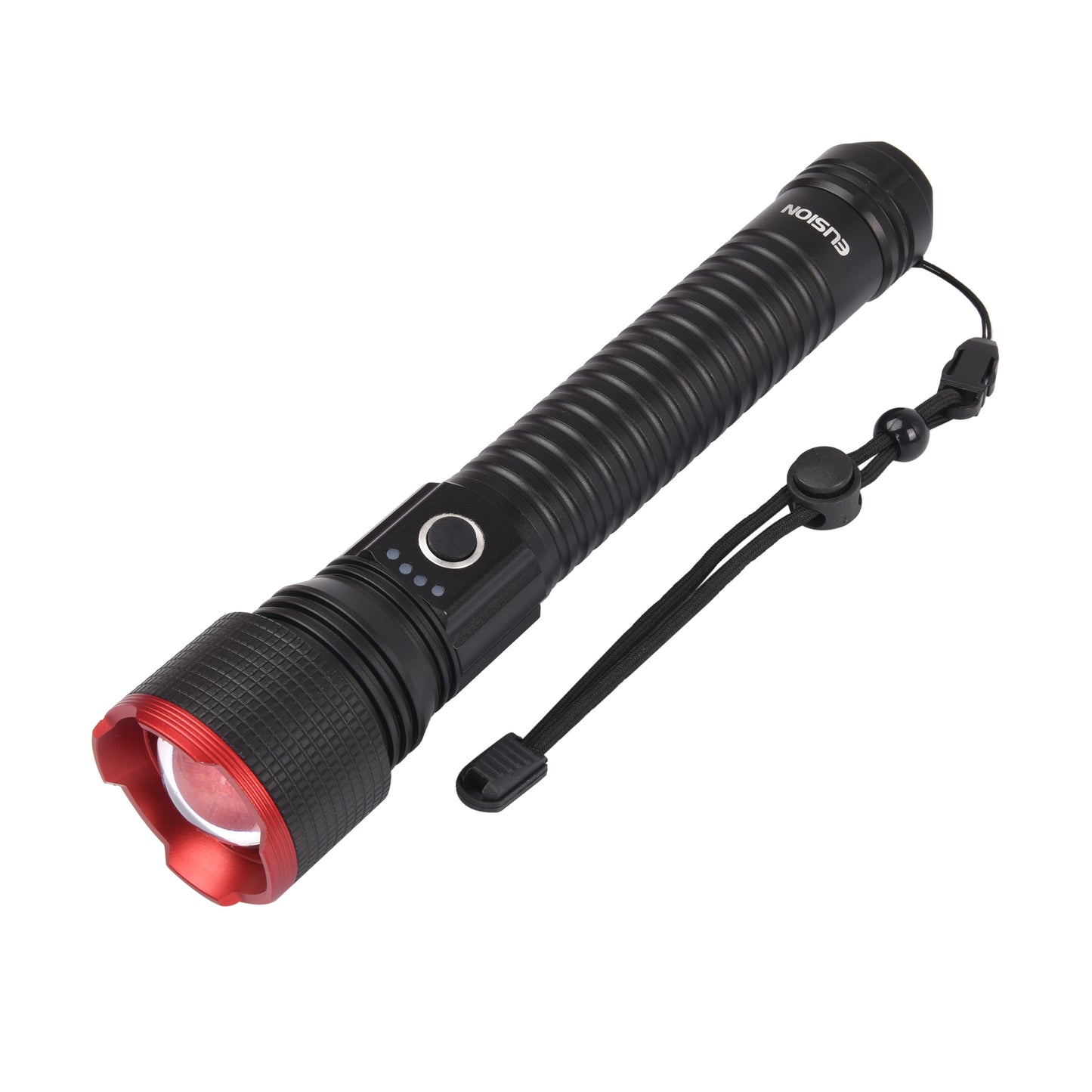 Zoomable Laser Power LED Flashlight Rechargeable LED Aluminum Body EL8010